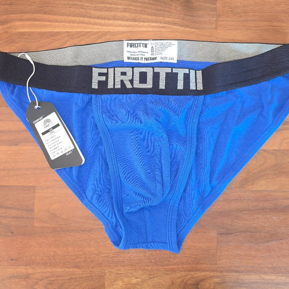 FIROTTII Men's Cotton Athletic Bikini Underwear for Men - XL (36-38?)